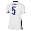 Maillot Foot Femme Angleterre Stones 5 Domicile UEFA Euro 2024